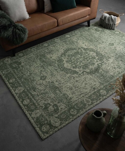 Tapis vintage - Traditions - vert - sfeer