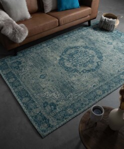 Tapis vintage - Traditions - bleu gris - sfeer