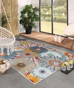 Tapis d'extérieur fleurs - Verano multicolore - sfeer