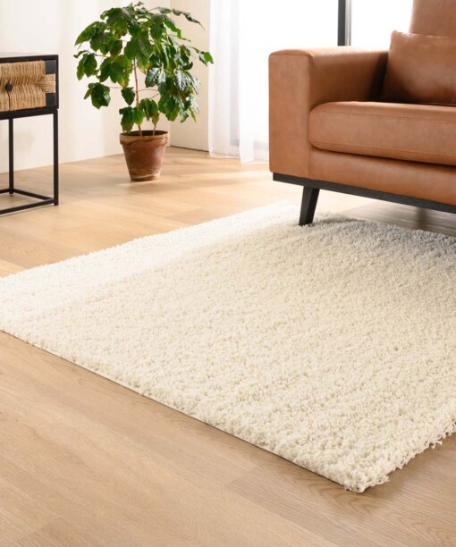 Tapis Carré poils longs Shaggy Trend - ivoire - sfeer