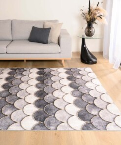 Tapis lavable - Moderna gris - sfeer