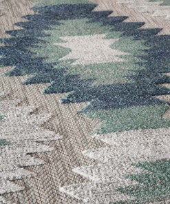 Tapis de balcon Aztek - Verano gris/menthe