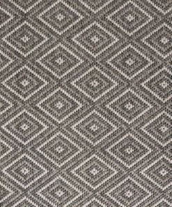 Tapis de balcon losange Sunny Gem - gris