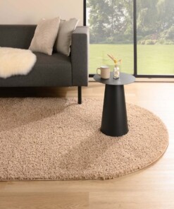 Tapis ovale poils longs - Shaggy Trend beige - sfeer, thumbnail