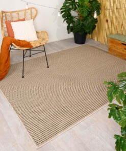 Tapis d'extérieur aspect jute Sunny - beige - sfeer