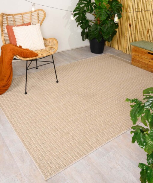 Tapis d'extérieur Sunny - beige - sfeer