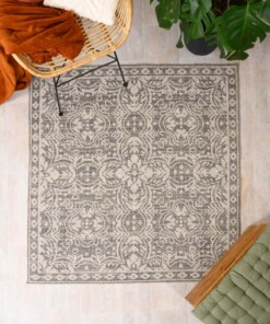 Tapis d'extérieur Carré Sunny oriental - gris - overzicht sfeer, thumbnail