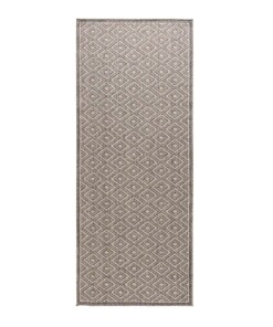 Tapis de balcon losange Sunny Gem - gris - overzicht boven