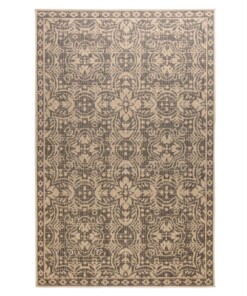 Tapis d'extérieur Sunny oriental - beige/noir - overzicht boven