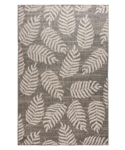 Tapis d'extérieur Feuilles de Palmier Sunny - gris foncé - overzicht boven