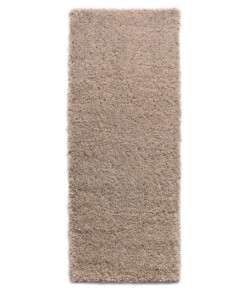 Tapis de couloir poils longs - Shaggy Confort beige - overzicht boven