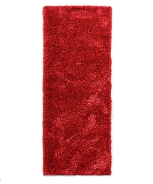 Tapis de couloir poils longs - Posh rouge - overzicht boven