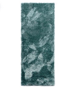 Tapis de couloir poils longs - Posh turquoise - overzicht boven