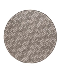 Tapis d'extérieur Rond losange Sunny Gem - gris - overzicht boven