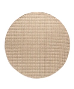 Tapis d'extérieur Rond Sunny - beige - overzicht boven