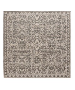 Tapis d'extérieur Carré Sunny oriental - gris - overzicht boven