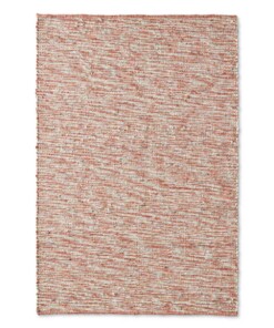 Tapis en laine - Kaia rouge/Crème