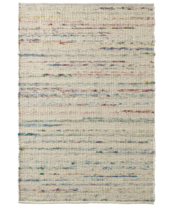 Tapis en laine - Bokn blanc/multicolore