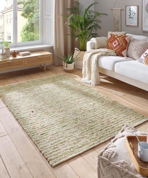 Tapis en laine - Thora vert - sfeer