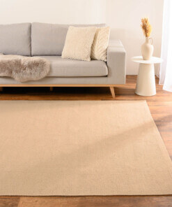 Tapis en coton - Svelvik beige - sfeer