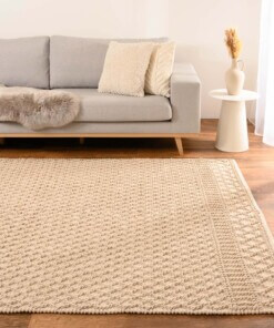 Tapis en coton Géométrique - Nordland blanc - sfeer