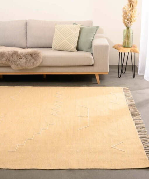 Tapis bohème - Cueva jaune/beige - sfeer