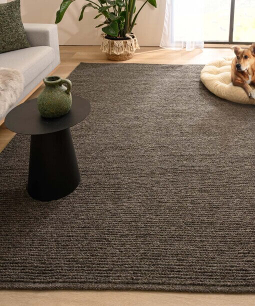 Tapis en laine - Narvik taupe - sfeer