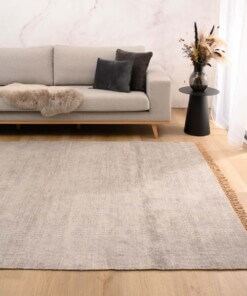 Tapis en viscose - Gem gris - sfeer