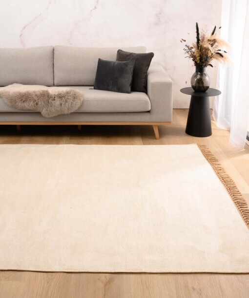 Tapis en viscose - Gem blanc - sfeer