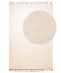 Tapis en viscose - Gem blanc - overzicht