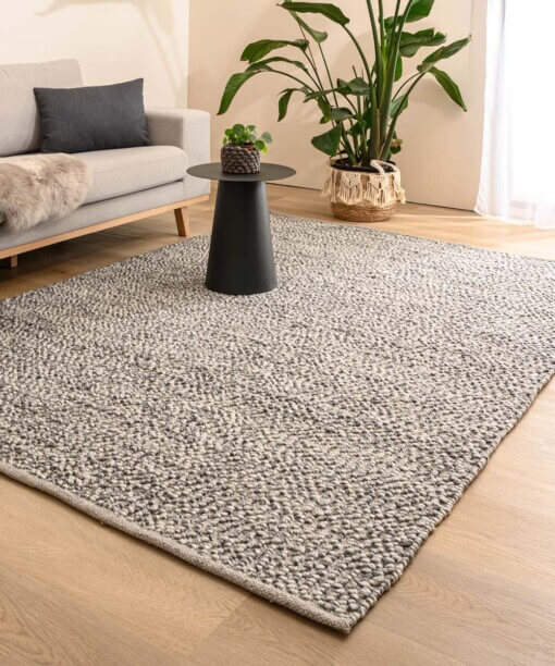 Tapis en laine - Agder gris - sfeer