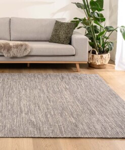 Tapis en laine - Odda gris - sfeer