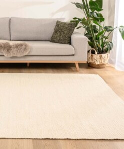 Tapis en laine - Odda blanc - sfeer