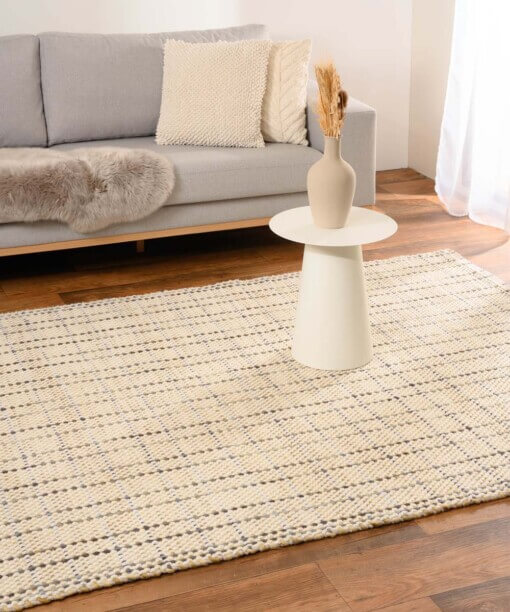 Tapis en laine - Verdal Crème/vert - sfeer