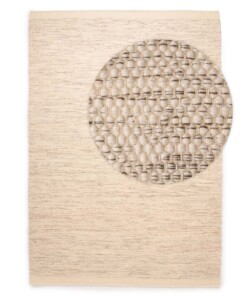 Tapis en laine - Ulstein blanc/gris - overzicht