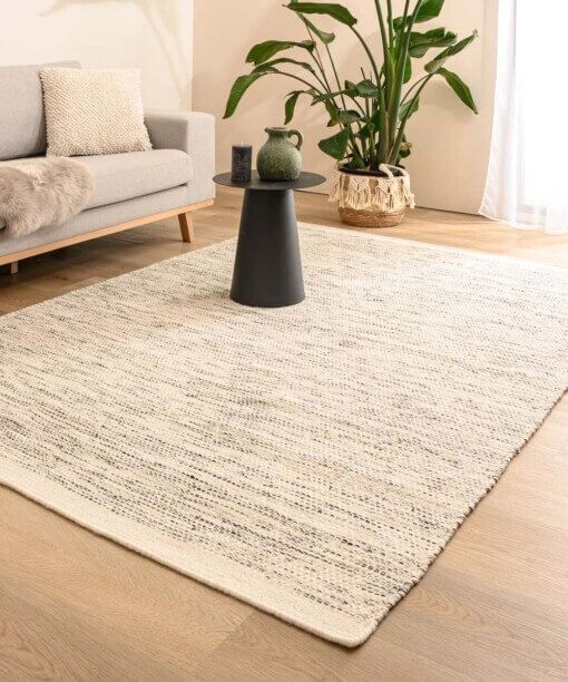 Tapis en laine - Ulstein blanc/noir - sfeer