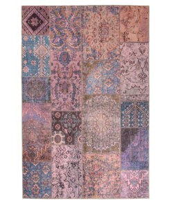 Tapis patchwork - Fade Dreamer violet - overzicht boven