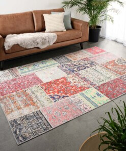 Tapis patchwork - Fade Heritage Multicolore - sfeer