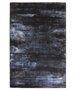 Tapis vintage - Fade Celestial bleu/noir - overzicht boven