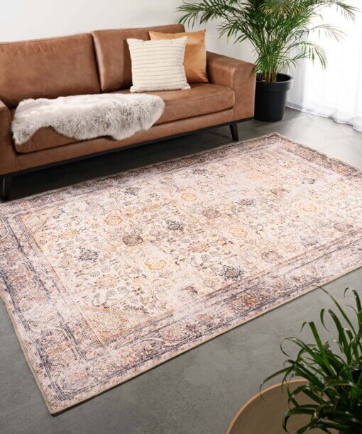 Tapis vintage - Fade Charm beige - sfeer