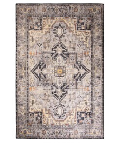 Tapis vintage - Fade Mellow gris - overzicht boven