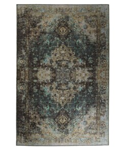 Tapis vintage - Fade No.2 vert - overzicht boven