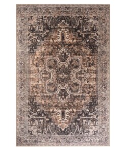 Tapis vintage - Fade No.3 beige - overzicht boven