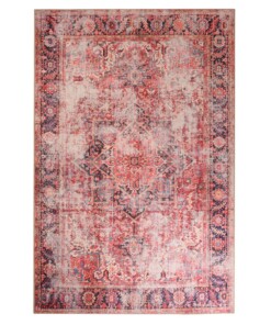 Tapis vintage - Fade Noble rouge - overzicht boven