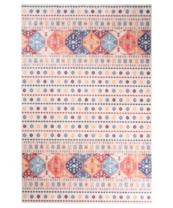 Tapis Kilim lavable - Moderna Crème/multicolore - overzicht boven