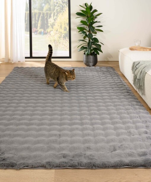 Tapis moelleux - Cloud gris