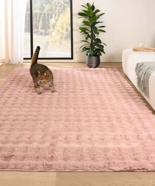 Tapis moelleux - Cloud rose