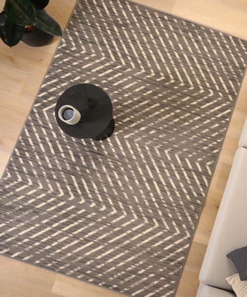 Tapis Zig zag - Bowie gris