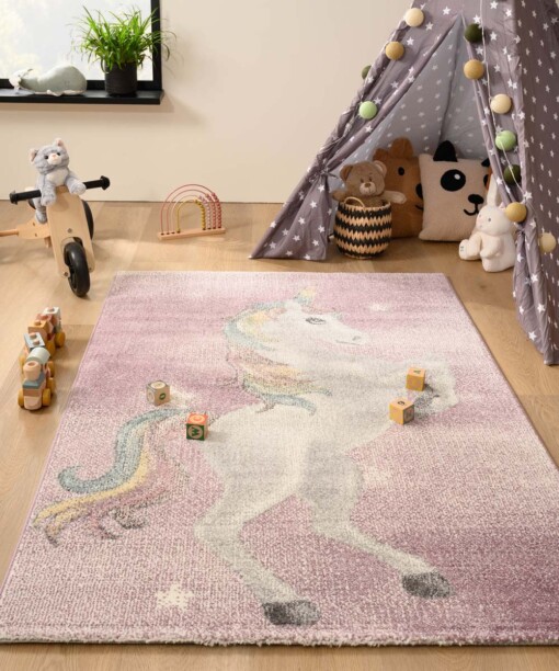 Tapis Licorne - Dreams violet/Multicolore