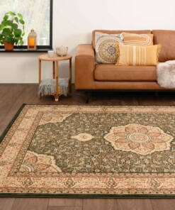 Tapis persan - Mirage Majesty vert/beige